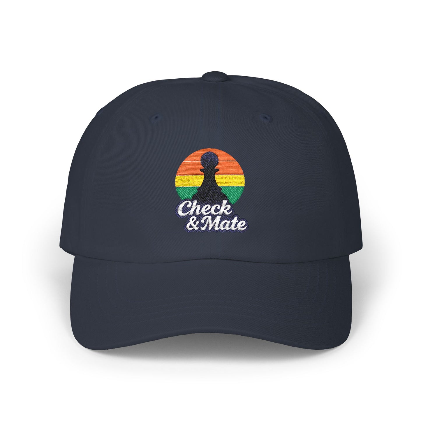 Check & Mate Retro Chess Sunset Hat – Gift for Chess Players & Fans | The Royal Game