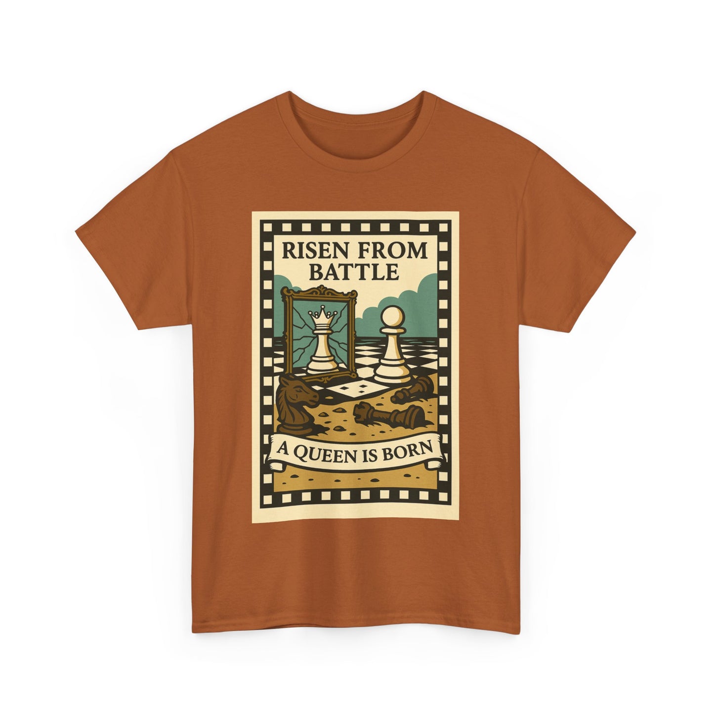 A Queen Is Born Chess Lover Tee – Unisex Gift for Her or Any Chess Fan