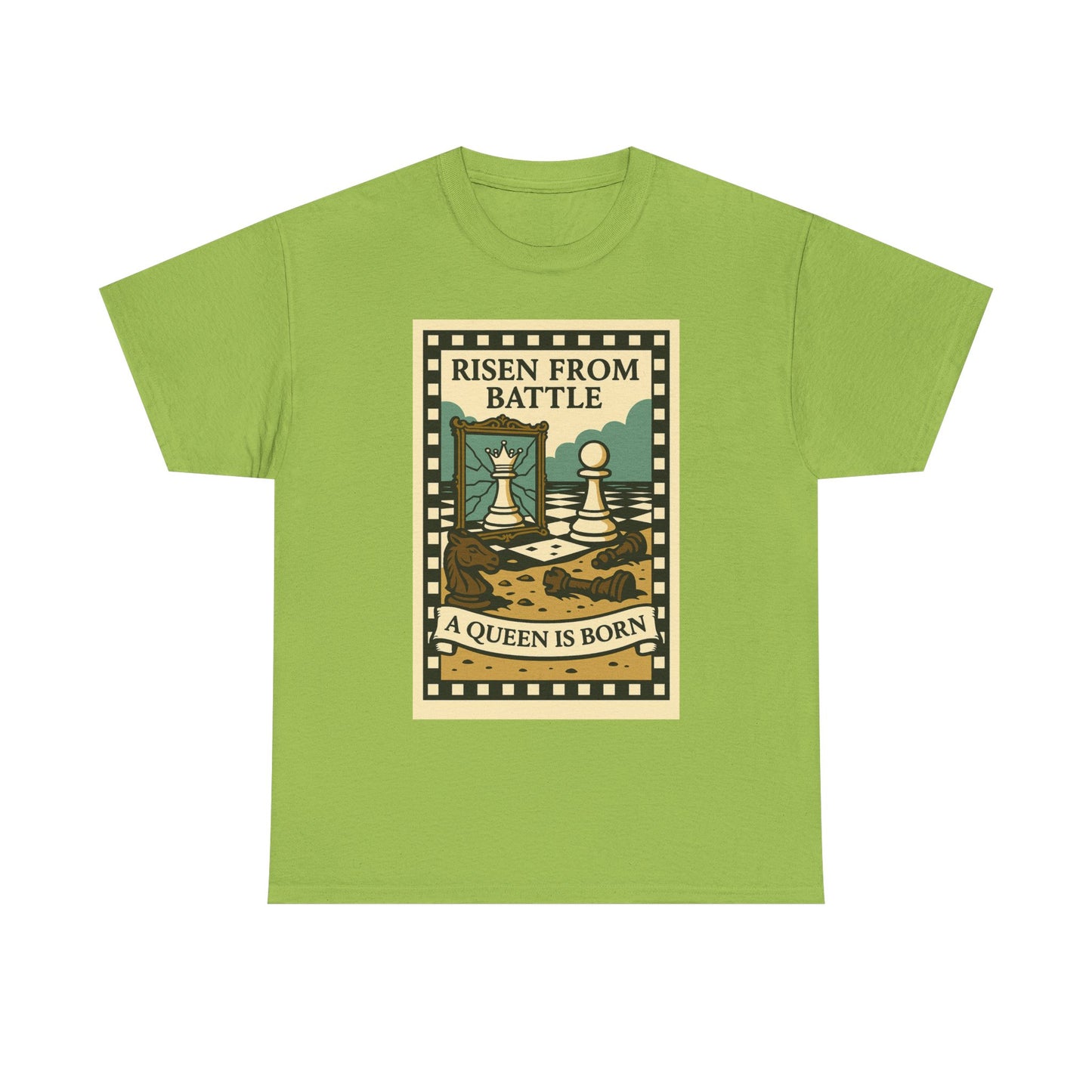 A Queen Is Born Chess Lover Tee – Unisex Gift for Her or Any Chess Fan