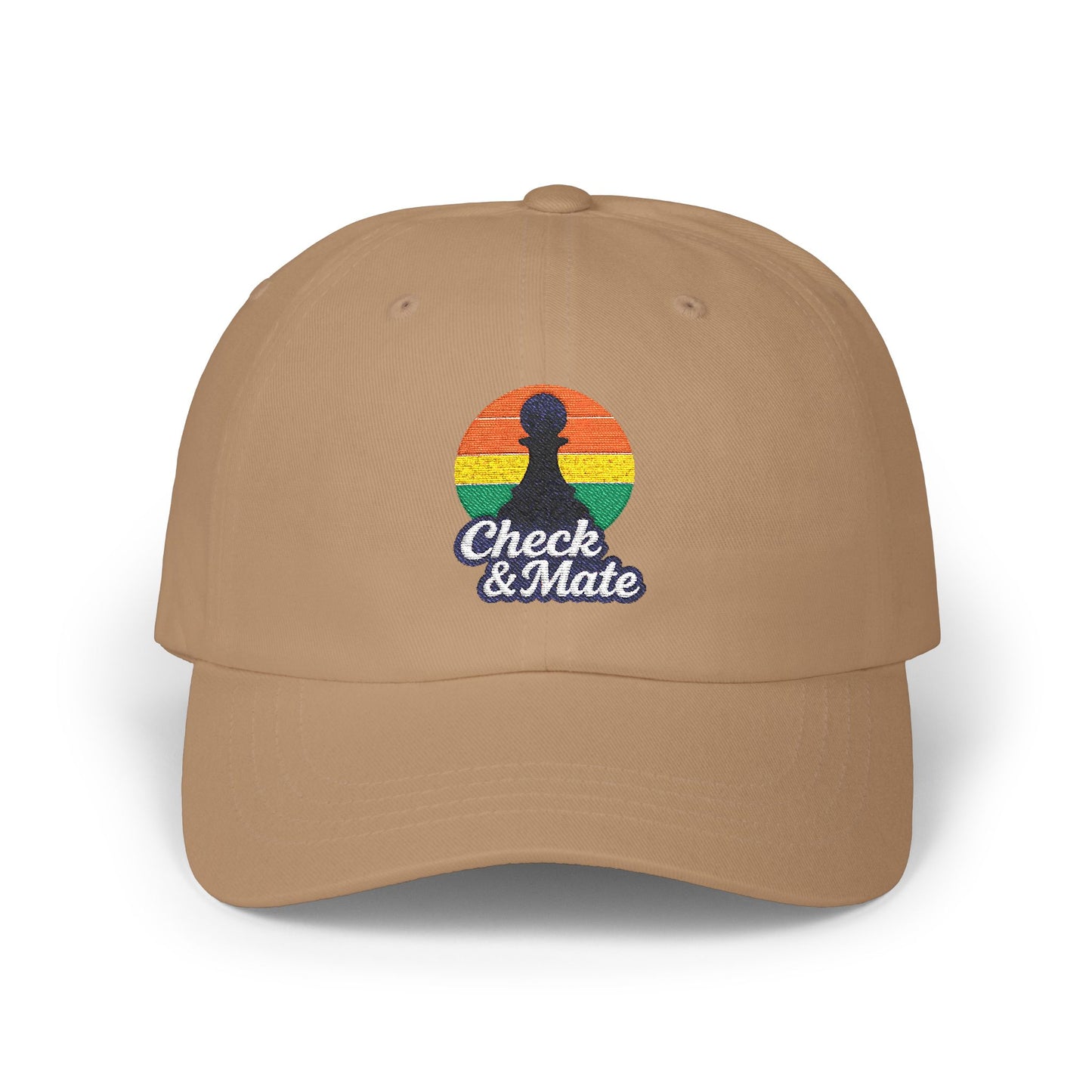 Check & Mate Retro Chess Sunset Hat – Gift for Chess Players & Fans | The Royal Game