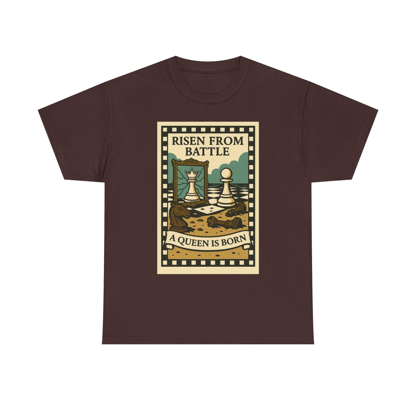 A Queen Is Born Chess Lover Tee – Unisex Gift for Her or Any Chess Fan