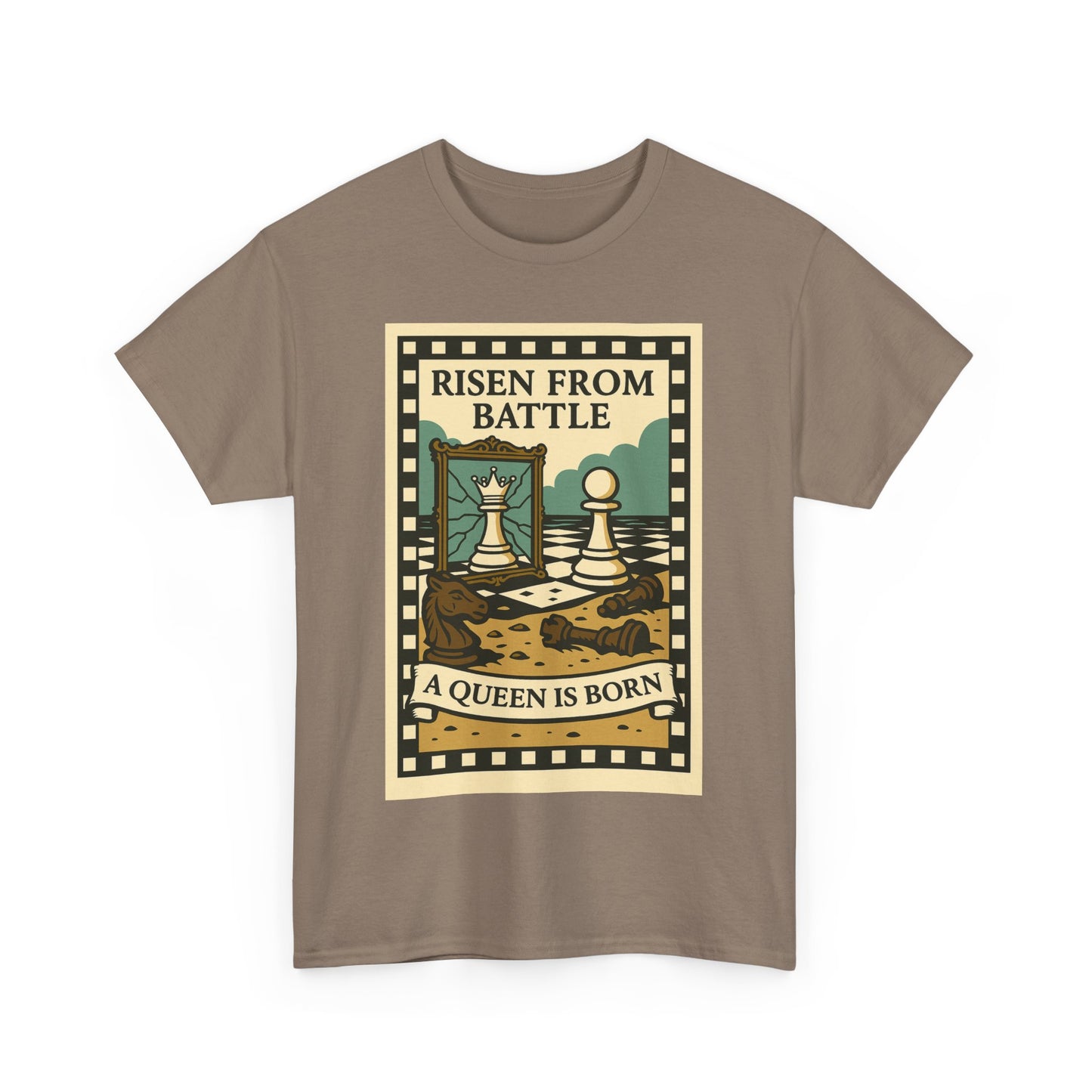 A Queen Is Born Chess Lover Tee – Unisex Gift for Her or Any Chess Fan