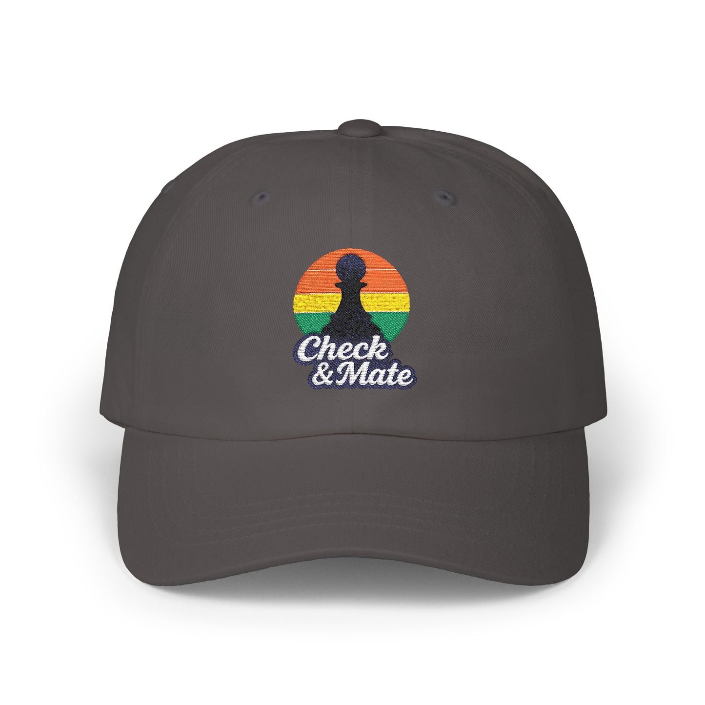 Check & Mate Retro Chess Sunset Hat – Gift for Chess Players & Fans | The Royal Game