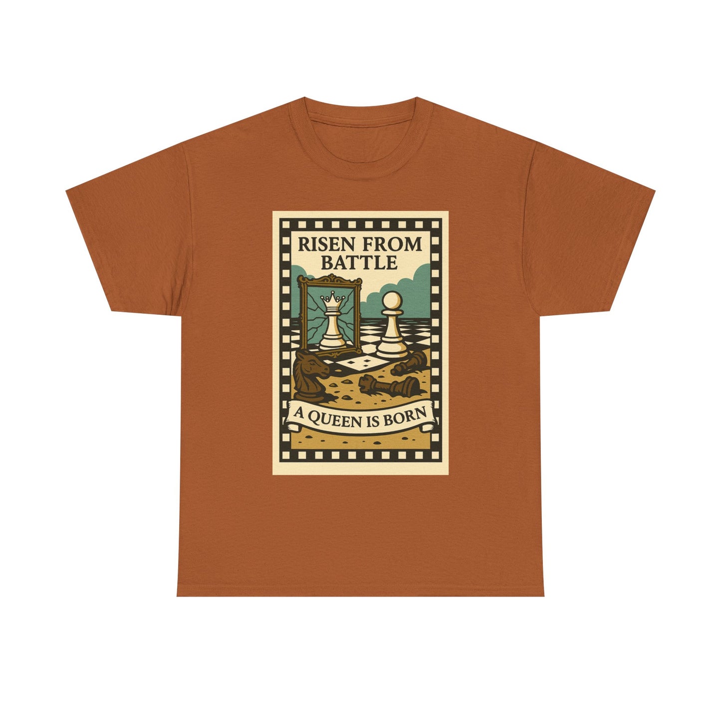 A Queen Is Born Chess Lover Tee – Unisex Gift for Her or Any Chess Fan