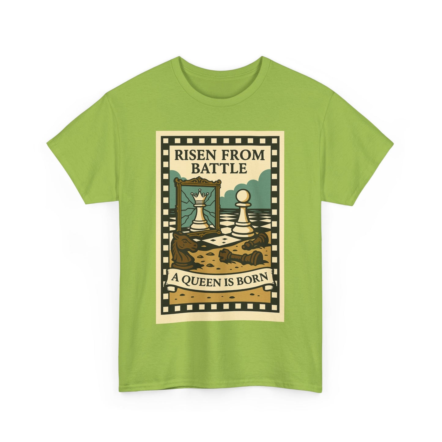 A Queen Is Born Chess Lover Tee – Unisex Gift for Her or Any Chess Fan