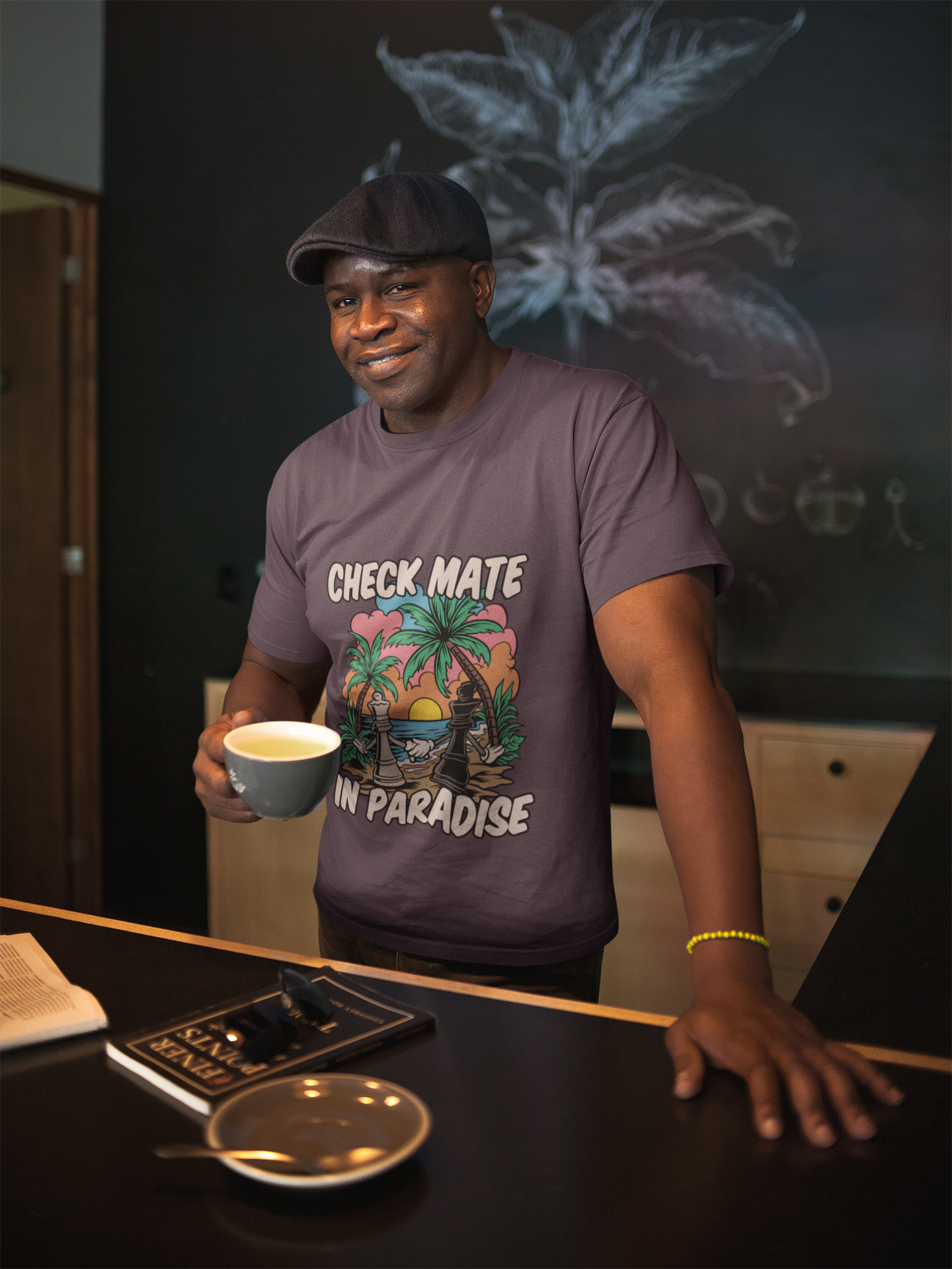 Check Mate in Paradise Chess Shirt – Unisex Gift for Players & Fans