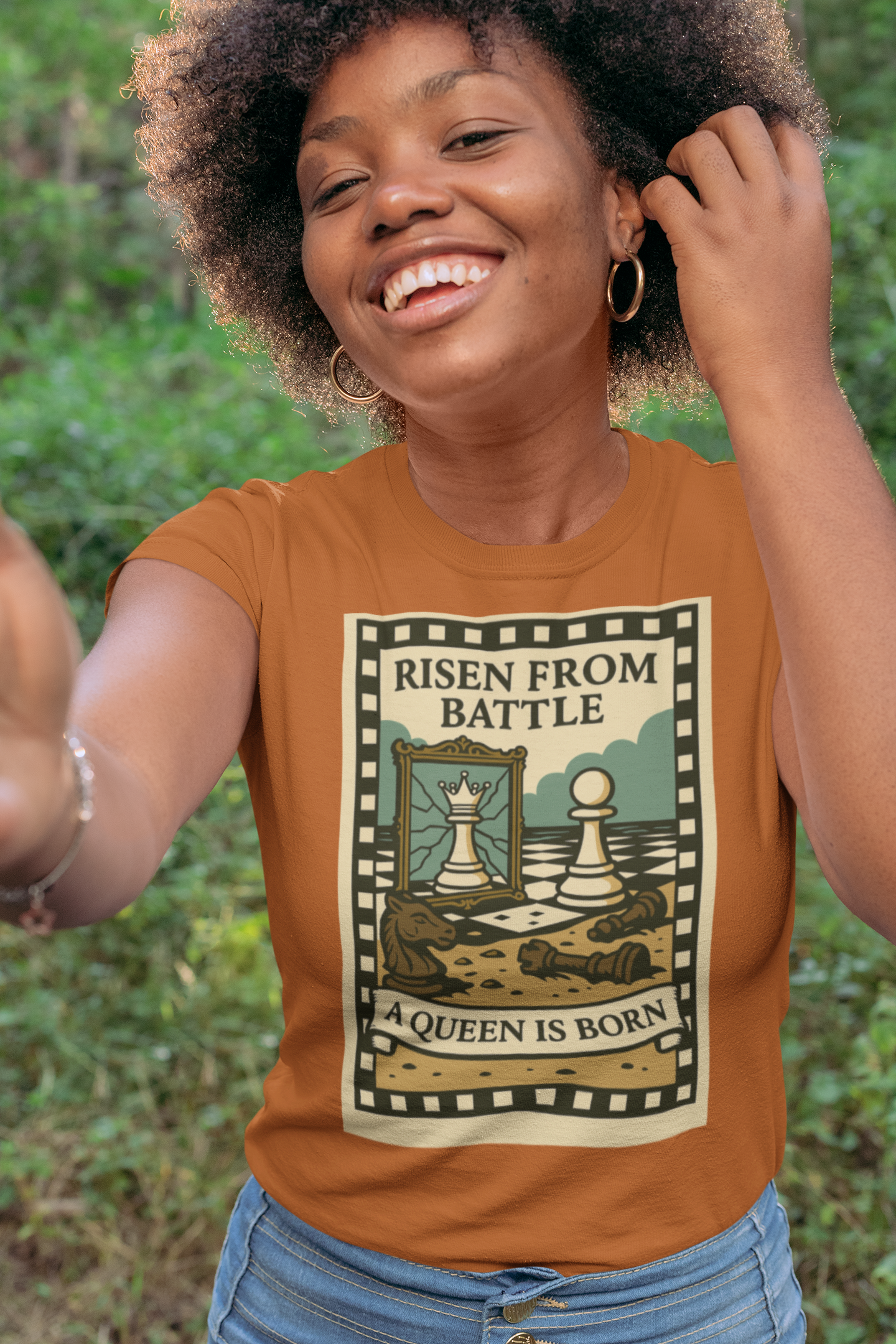 A Queen Is Born Chess Lover Tee – Unisex Gift for Her or Any Chess Fan